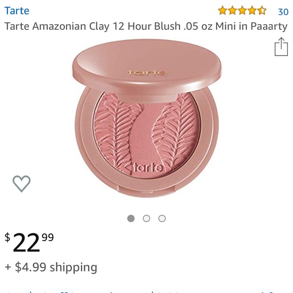 Tarte Amazonian Clay 12-hour Blush (mini) - Picture 1 of 6